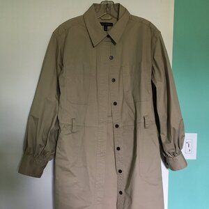Banana Republic Trench Coat-Style Dress size M/Tall